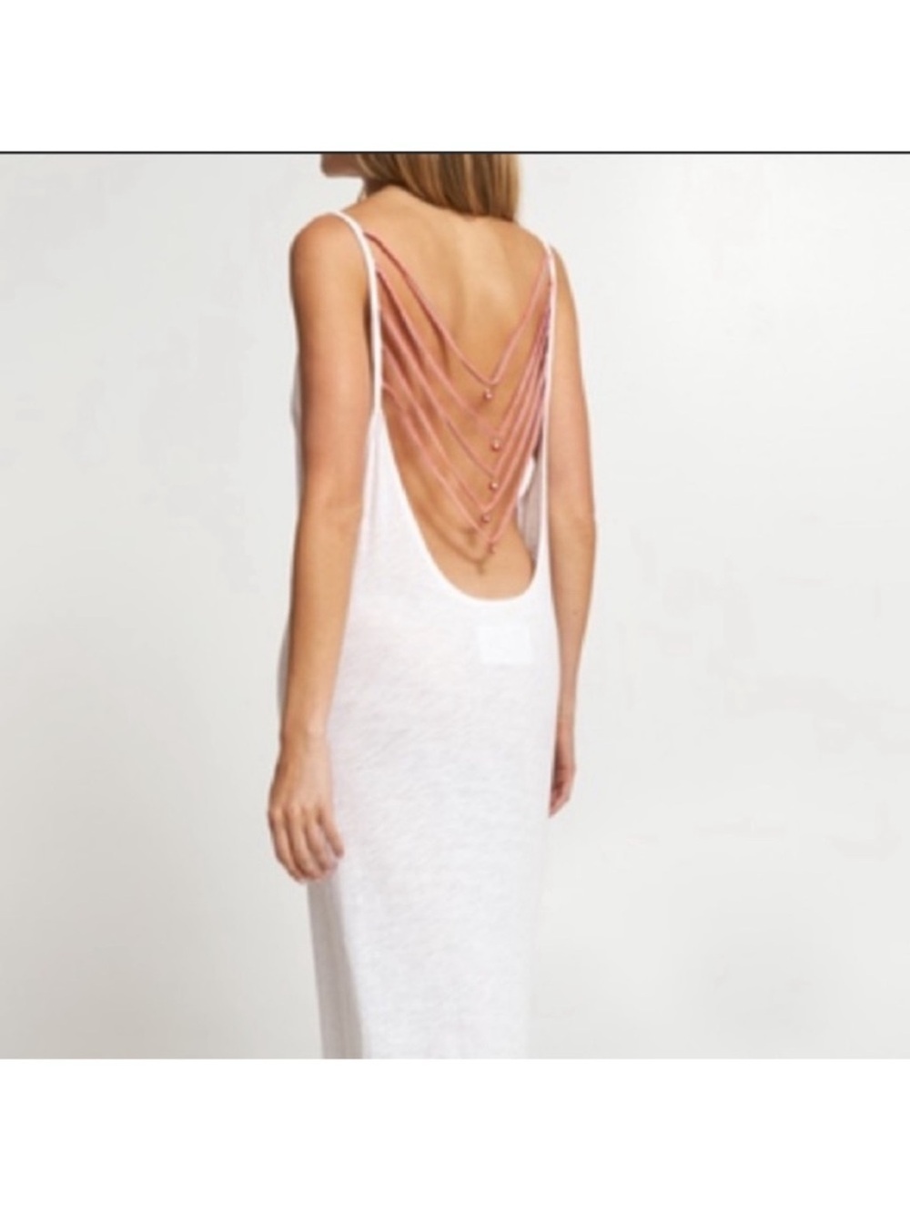 Pitusa White Maxi Dress